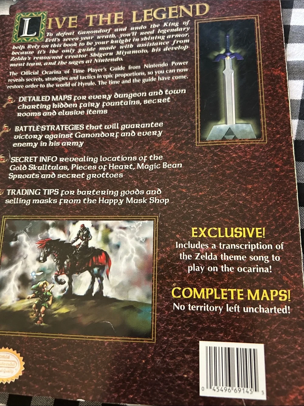Vintage 1998 Legend of Zelda Ocarina of Time Official Nintendo Players Guide